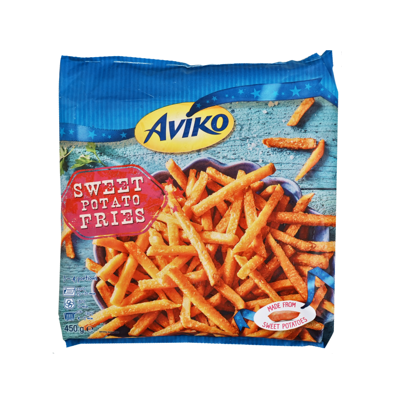 Frozen USA/Canada Aviko Sweet Potato Fries 450g*