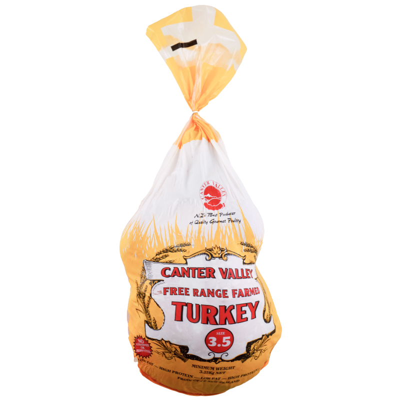 Frozen NZ Canter Valley Free Range Whole Turkey (3-4kg)*