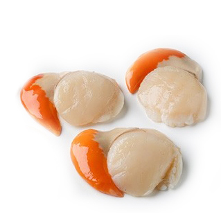 Frozen AUS Scallop Meat Roe On 500g*