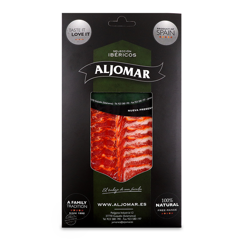 Spain Aljomar 50% Iberico Cereal Fed Loin Sliced 100g*