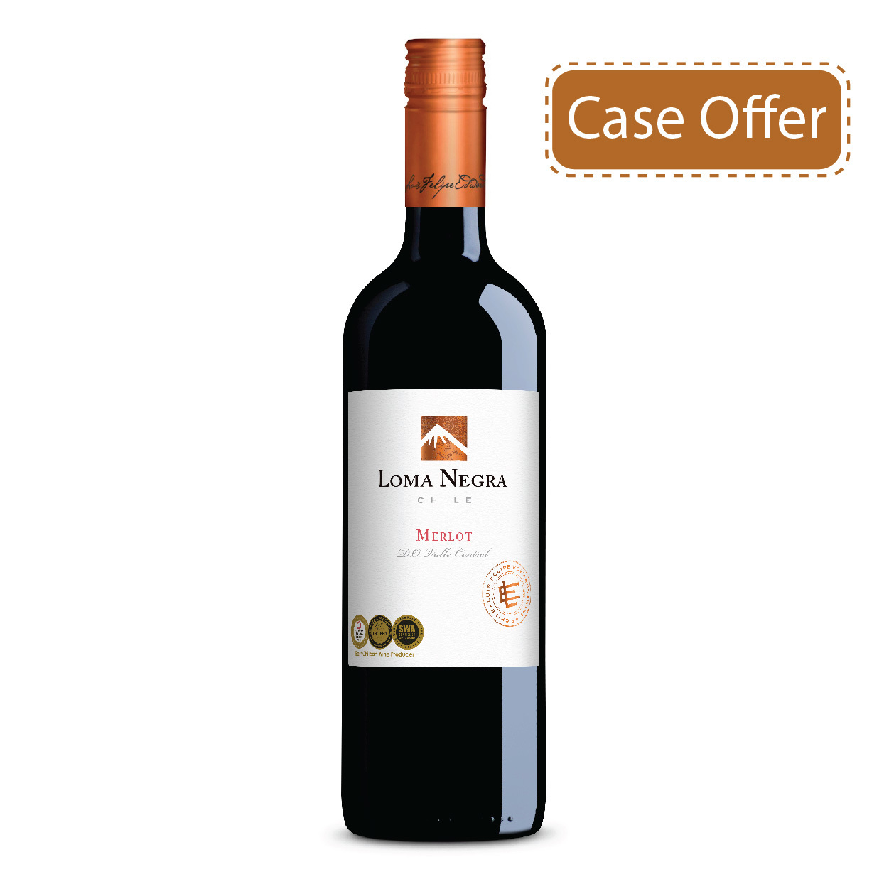 Red Wine - Loma Negra Merlot 2017 Case Offer - Chile*