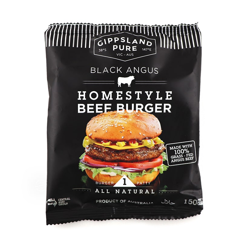 H-E-B Fully Cooked Frozen Original Beef Burgers