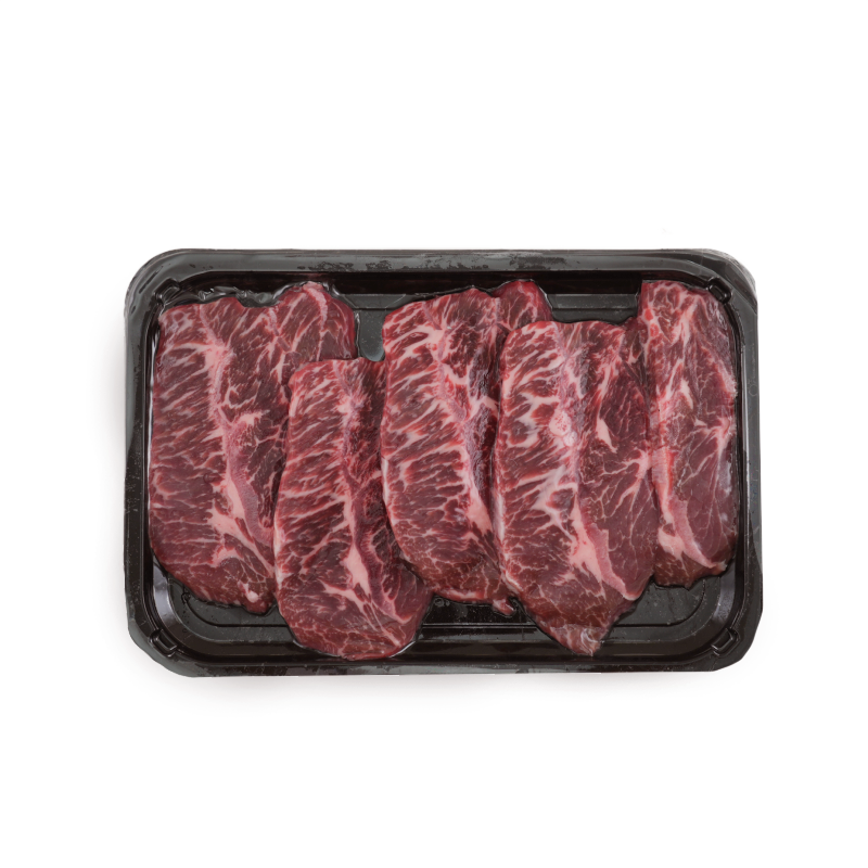 Frozen Aus Jack's Creek Black Angus 130days Grain Fed MS3+ Oyster Blade 7mm Sliced 300g*