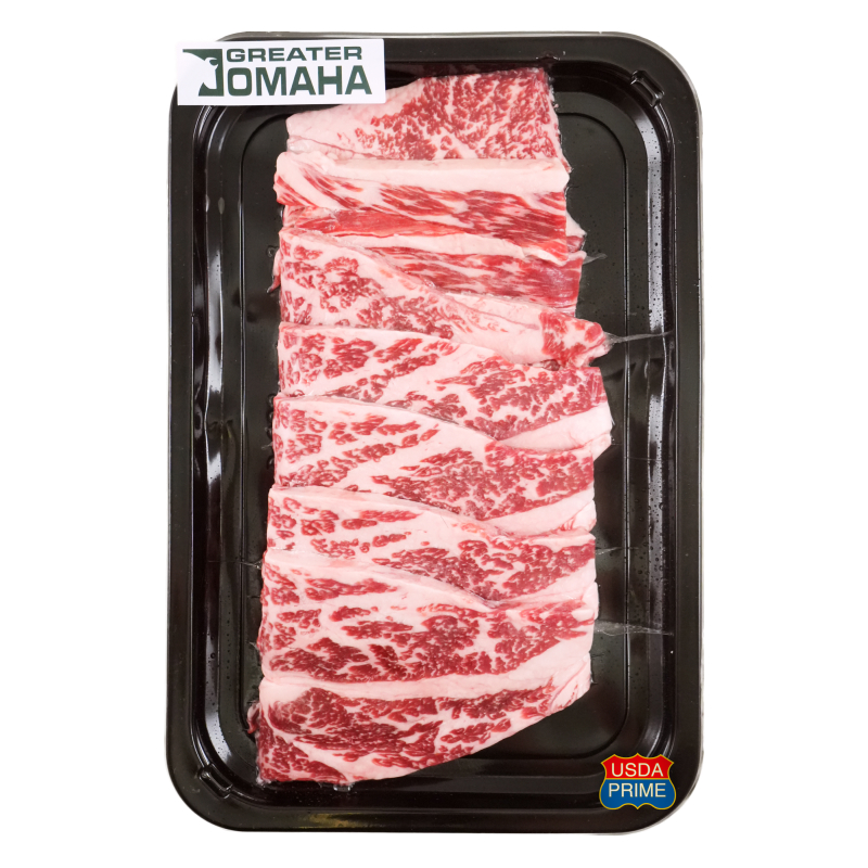 Frozen US Greater Omaha Prime Boneless Short Rib sliced 7mm 300g*