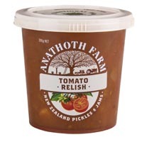 NZ Anathoth Farm Tomato Relish 390g*