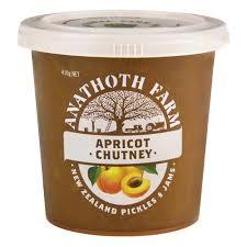 NZ Anathoth Farm Apricot Chutney 410g*