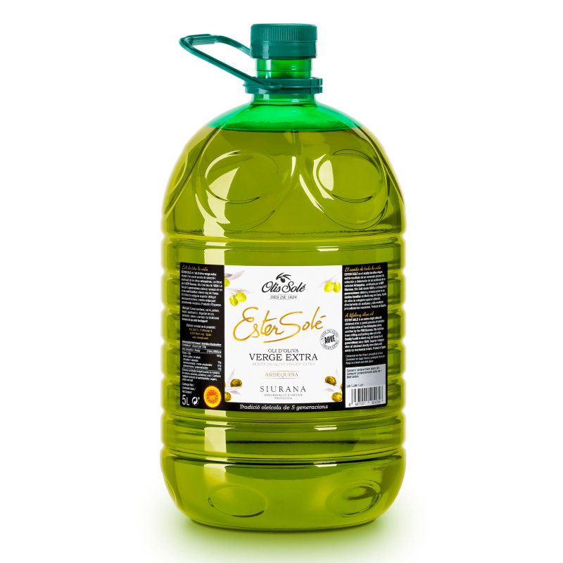 Spain OLIS SOLE Ester Sole Aove DOP Siurana Arbequina Virgin Olive Oil 5L*