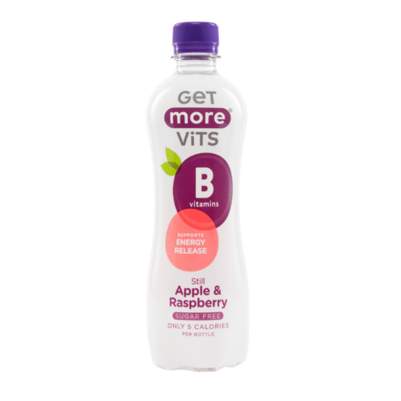 UK Get More Vits Apple & Raspberry Flavor Vitamin Drink, 500ml