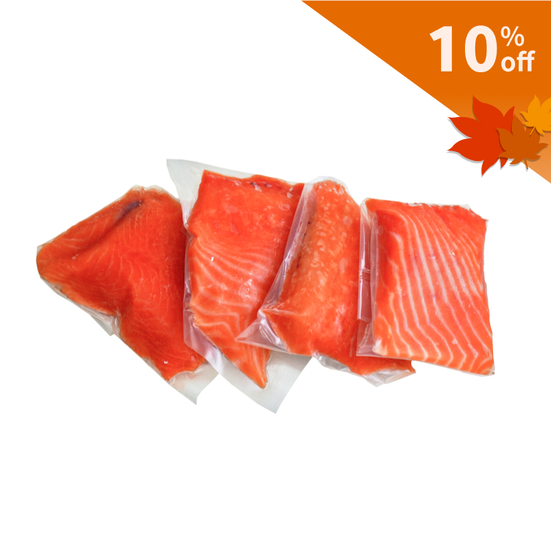 Frozen NZ Big Glory Bay King Salmon (baby size) 100g 4-Packs Combo*