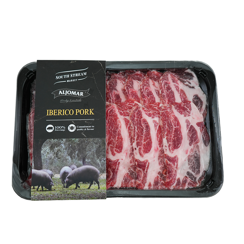 Frozen Spain Aljomar Iberico Pork Collar 2mm Sliced 200g*