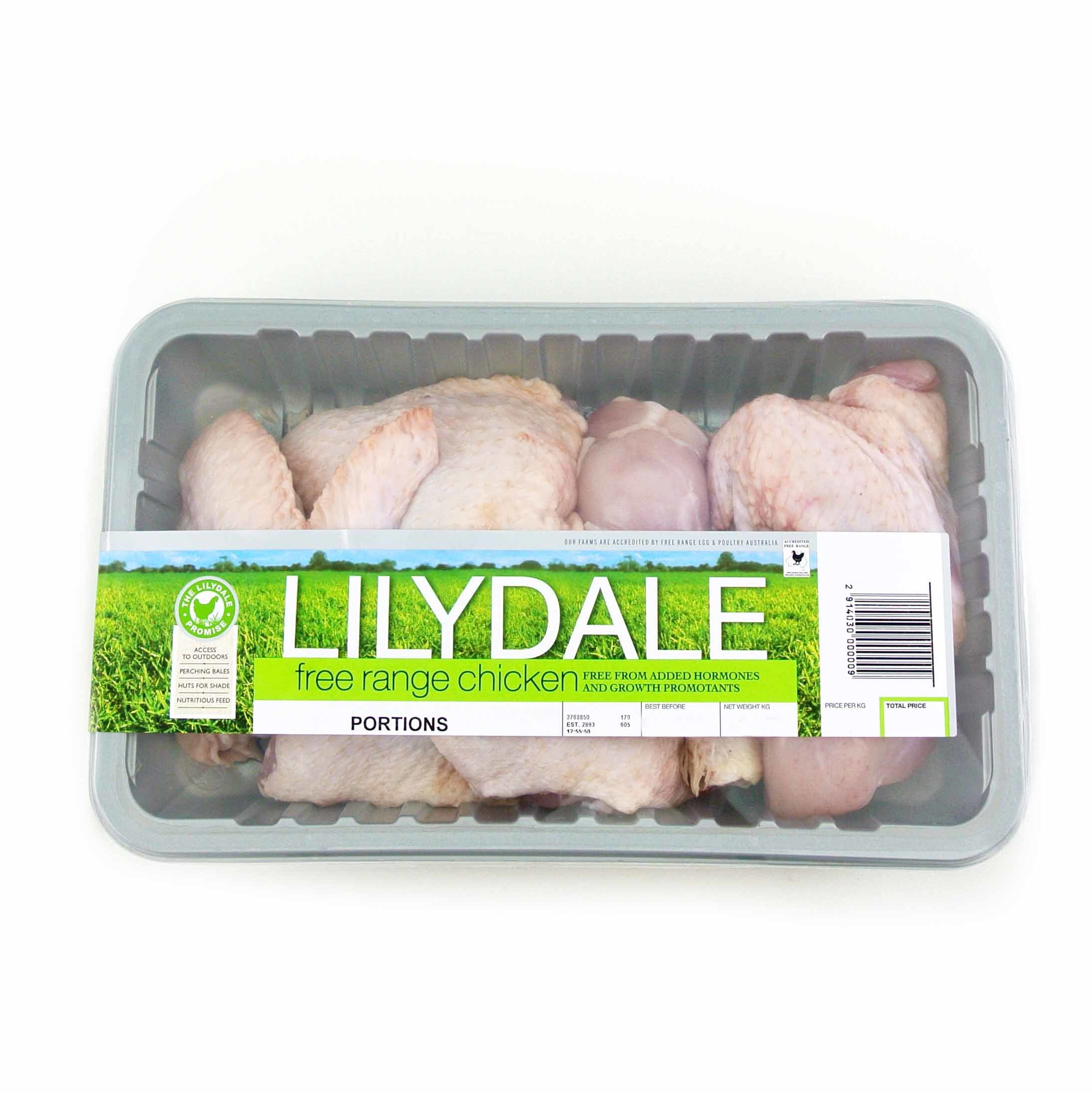 Frozen AUS Lilydale Chicken Portions