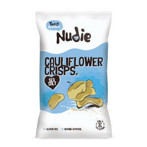 UK Nudie Cauliflower Crisps Sea Salt, 80g