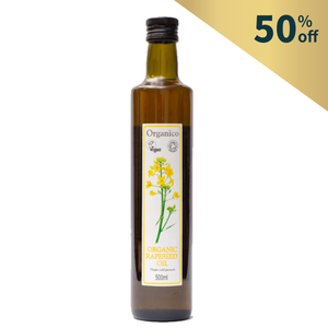 UK Organico Organic virgin rapeseed oil,500ml