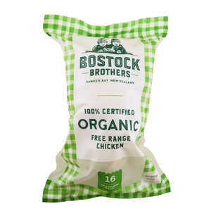 Frozen NZ Bostock Brothers Organic Whole Chicken 1.5kg*