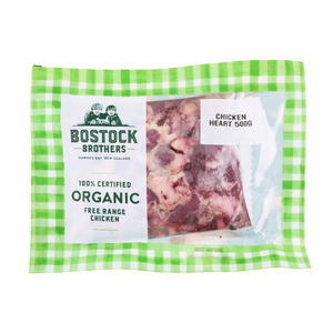 Frozen New Zealand Bostock Brothers Chicken Hearts 500g*