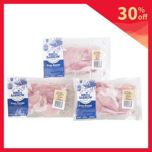 Frozen NZ Bird and Barrow Free Range Chicken Thigh 400gX3pk Combo*