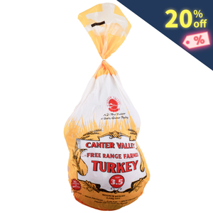 Frozen NZ Canter Valley Free Range Whole Turkey (3-4kg)*