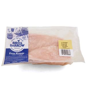 Frozen NZ Bird and Barrow Free Range Chicken Breast (SL) (2pcs) 400g*