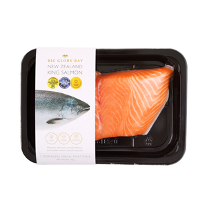 Frozen NZ Big Glory Bay King Salmon Portions (170g X 2pcs) *