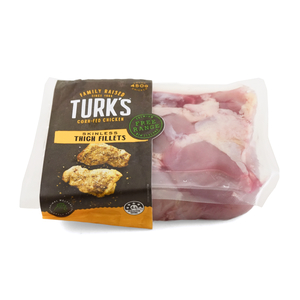 Frozen NZ Turk's Free Range Yellow Chicken Thigh 450g*